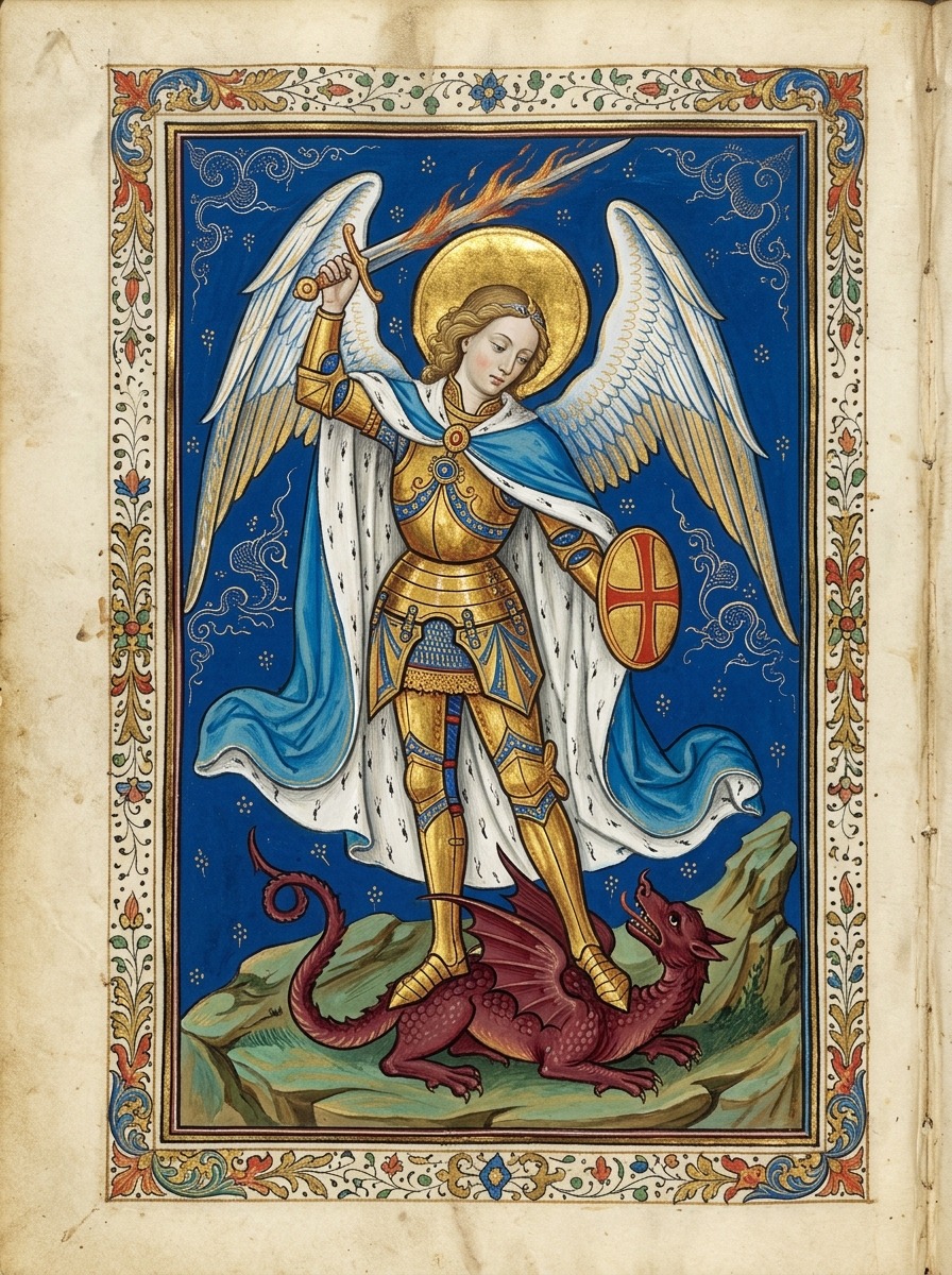Triptyque des saints invoqués par Jeanne d'Arc lors de l'examen de Poitiers