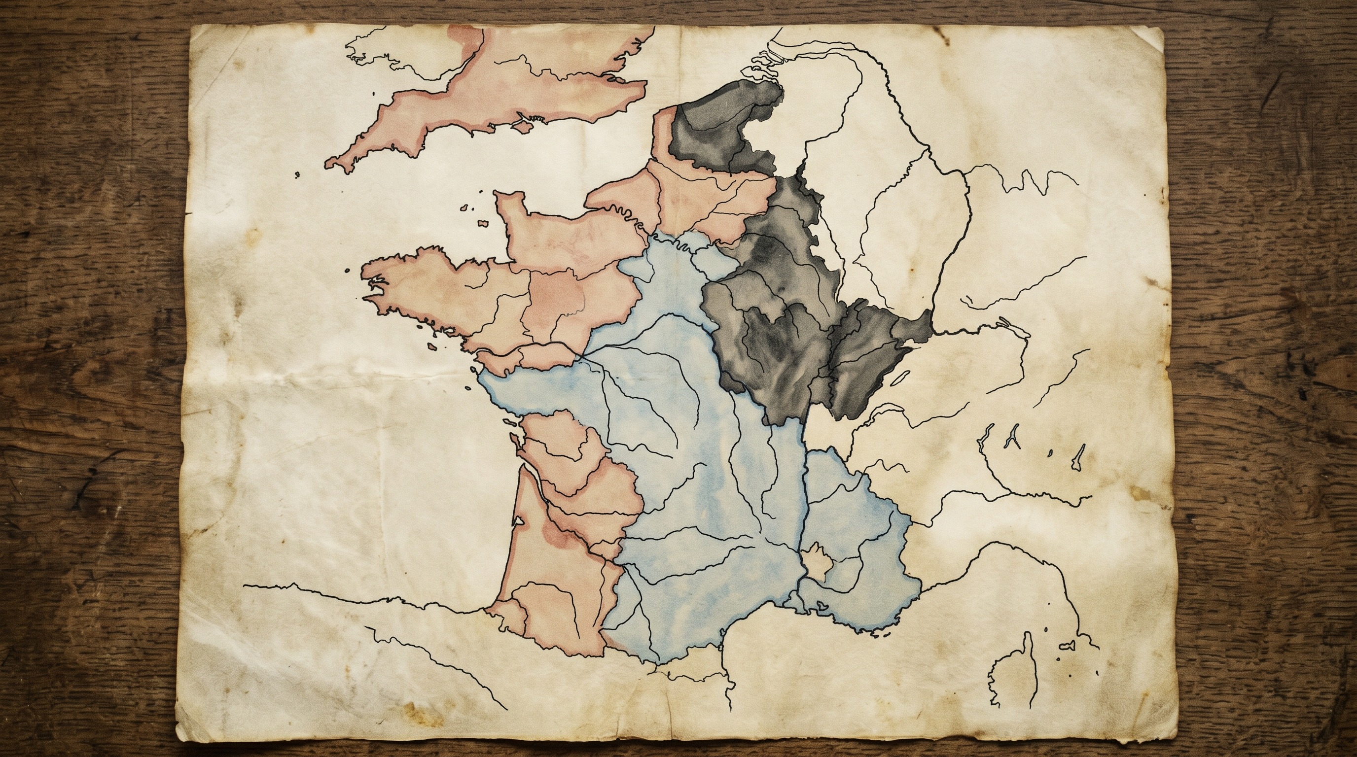 Infographie du traité de Troyes et du démembrement du royaume