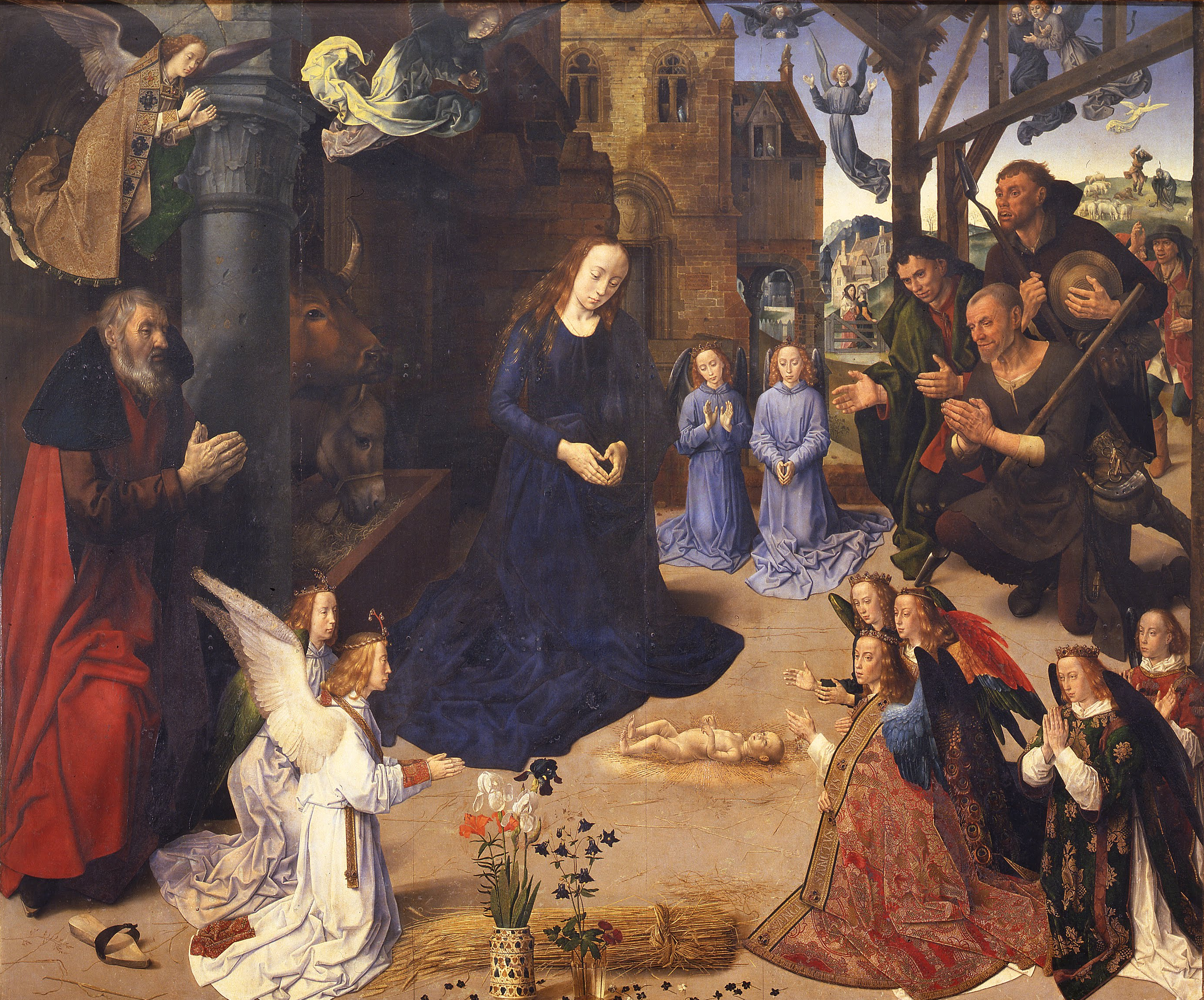 Triptyque Portinari, retable monumental peint par Hugo van der Goes pour Santa Maria Nuova